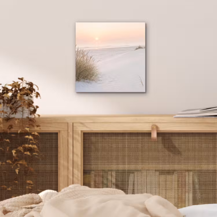 Horizon - Duinlandschap - Zand aluminium wit klein -sfeer3