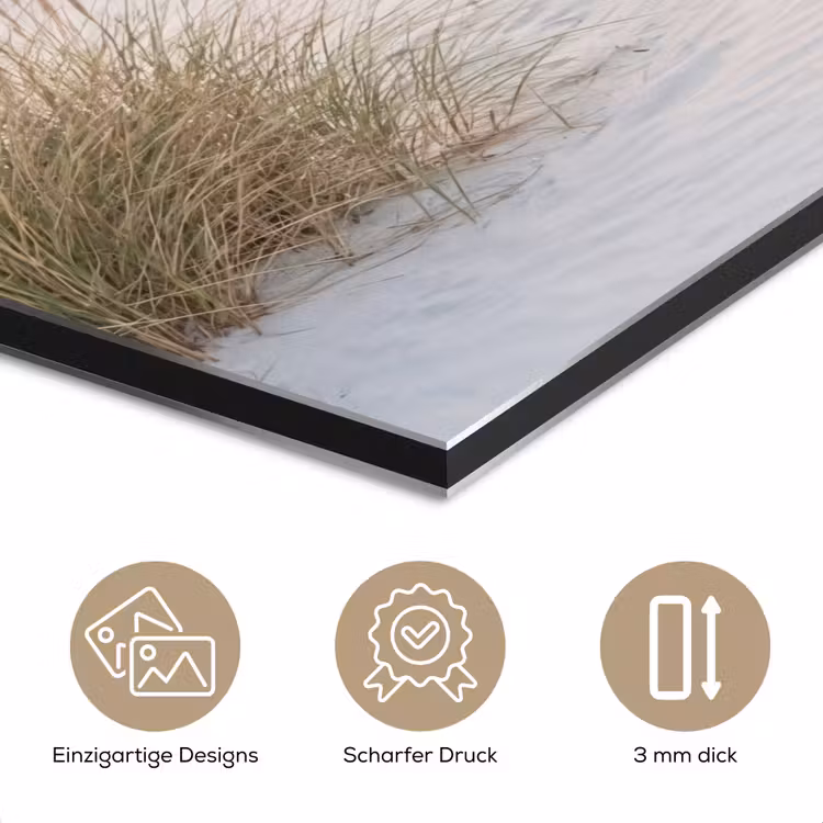 Horizon - Duinlandschap - Zand aluminium wit klein -closeup_DE