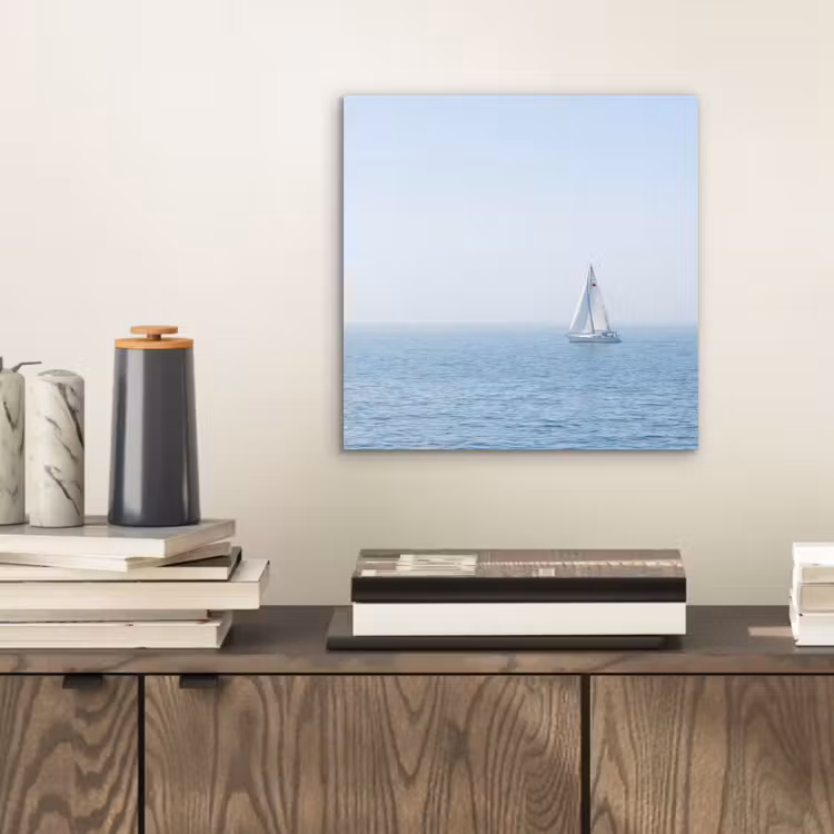 Horizon - Zeilboot - Zee aluminium wit klein -sfeer1