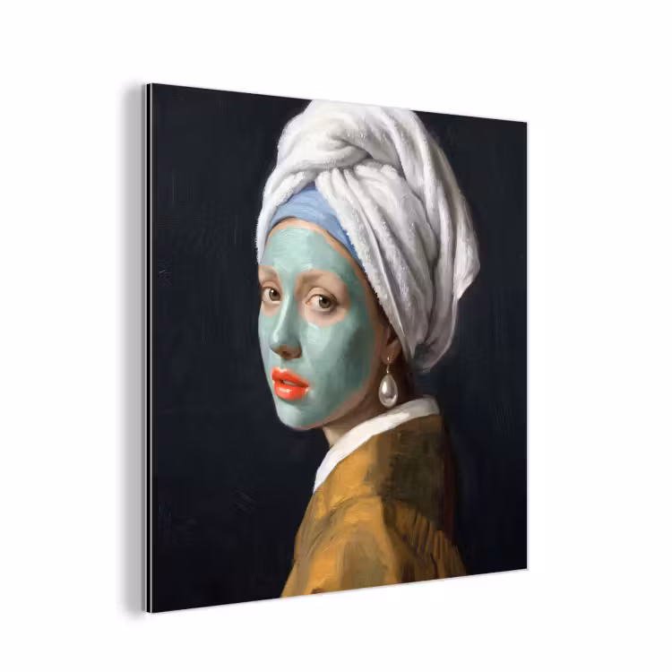 Iconisch - Modern - Kleurrijk aluminium wit klein -3d