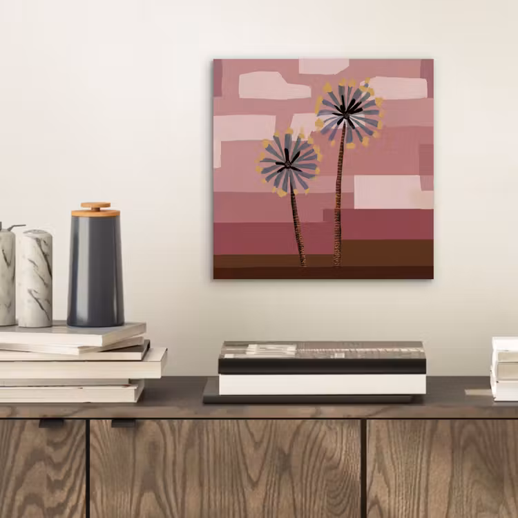 Illustratie - Bloemen - Vlakken - Abstract aluminium wit klein -sfeer1