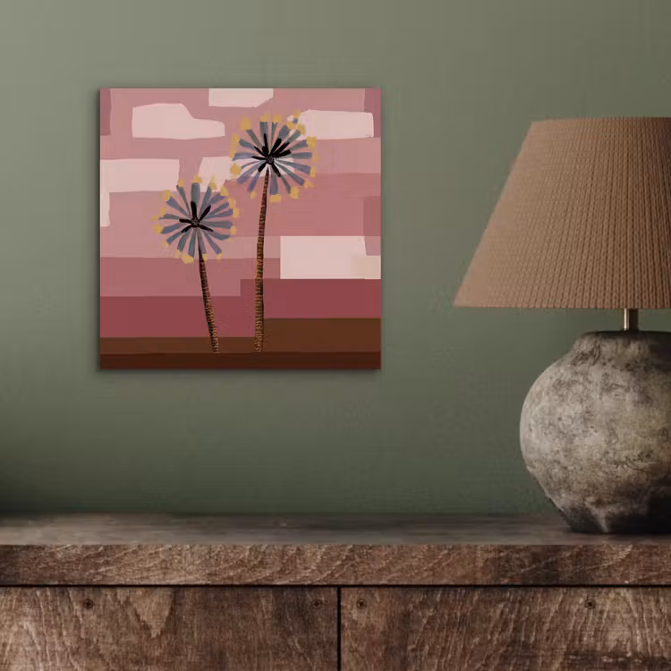 Illustratie - Bloemen - Vlakken - Abstract aluminium wit klein -sfeer2