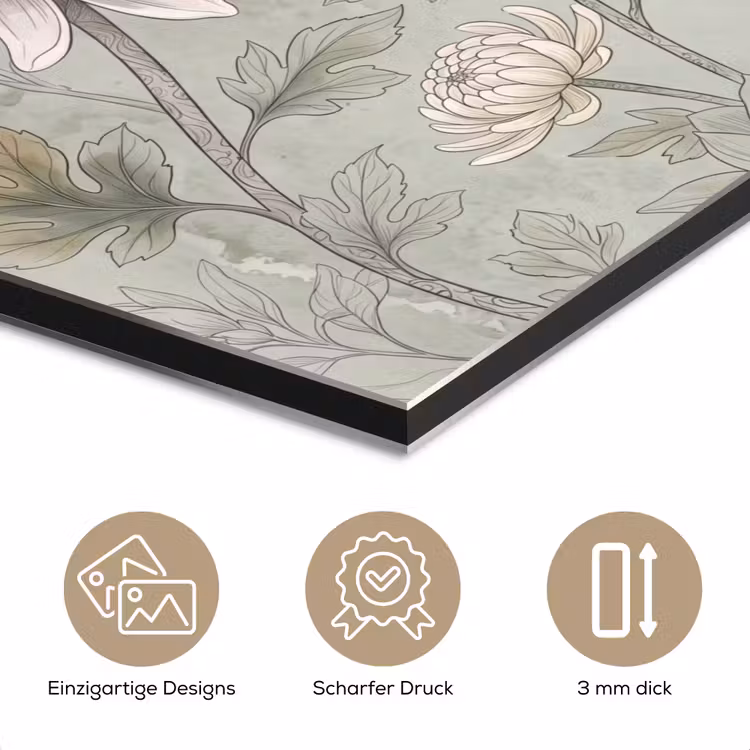 Illustratie - Bloemen - Groen aluminium wit klein -closeup_DE