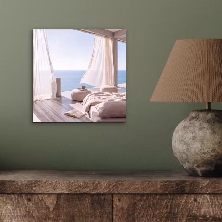 Interieur - Zeezicht - Modern - Rust - Beige aluminium wit klein -sfeer2
