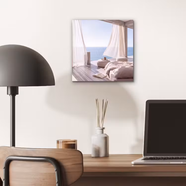 Interieur - Zeezicht - Modern - Rust - Beige aluminium wit klein -sfeer5