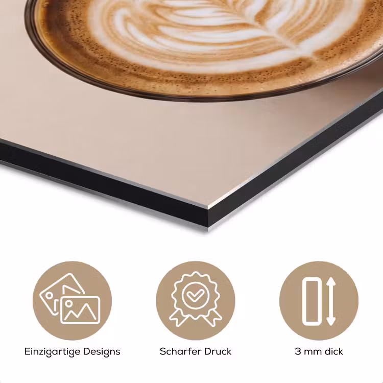 Koffie - Obessive Coffee Disorder - Beige aluminium wit klein -closeup_DE