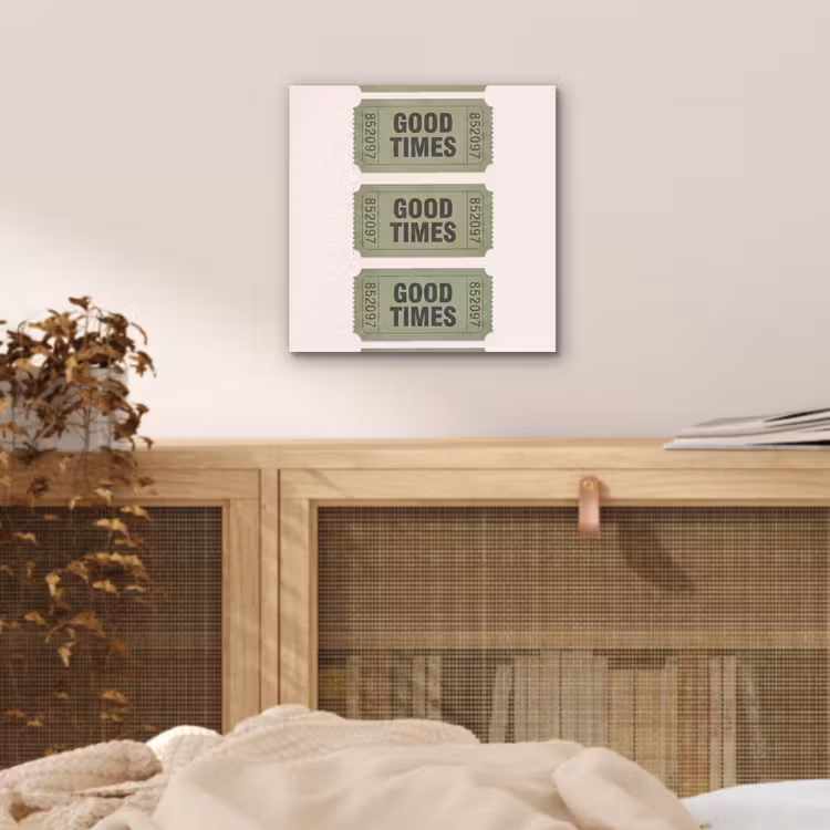 Kaartje - Vintage - Groen - Evenement - Collectie aluminium wit klein -sfeer3