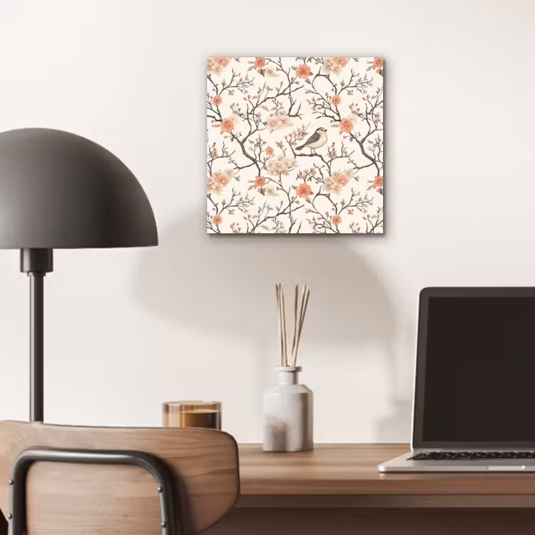 Kersenbloesem - Mus - Roze aluminium wit klein 46 -sfeer5