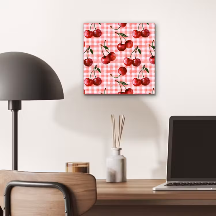 Kersen - Blokken - Rood aluminium wit klein 46 -sfeer5