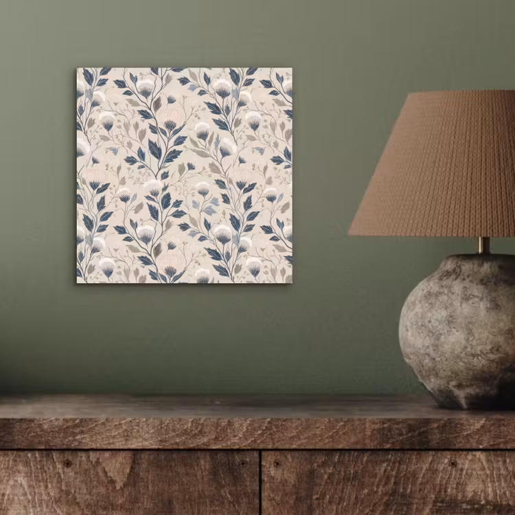 Klassiek - Botanisch - Kleurrijk aluminium wit klein 46 -sfeer2