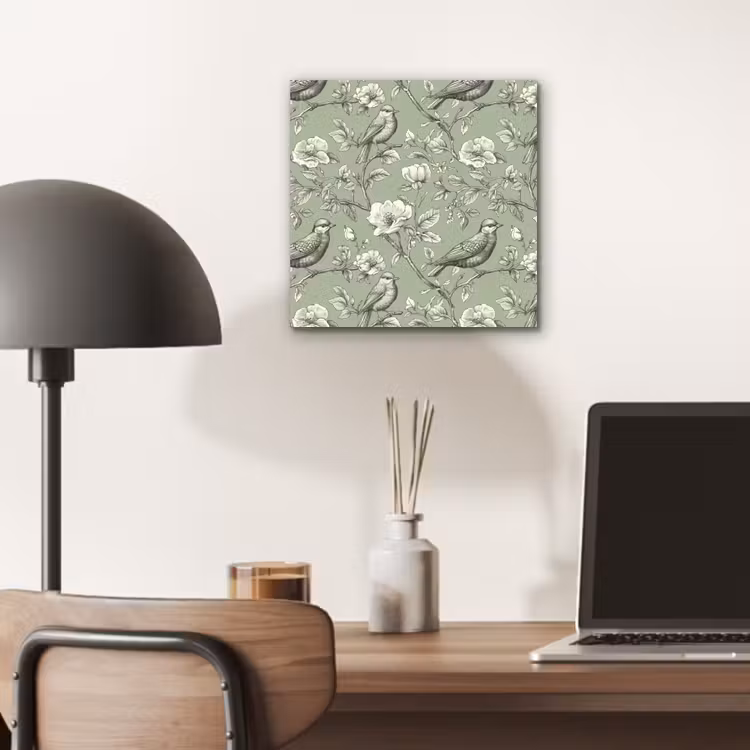 Klassiek - Botanisch - Groen aluminium wit klein 46 -sfeer5