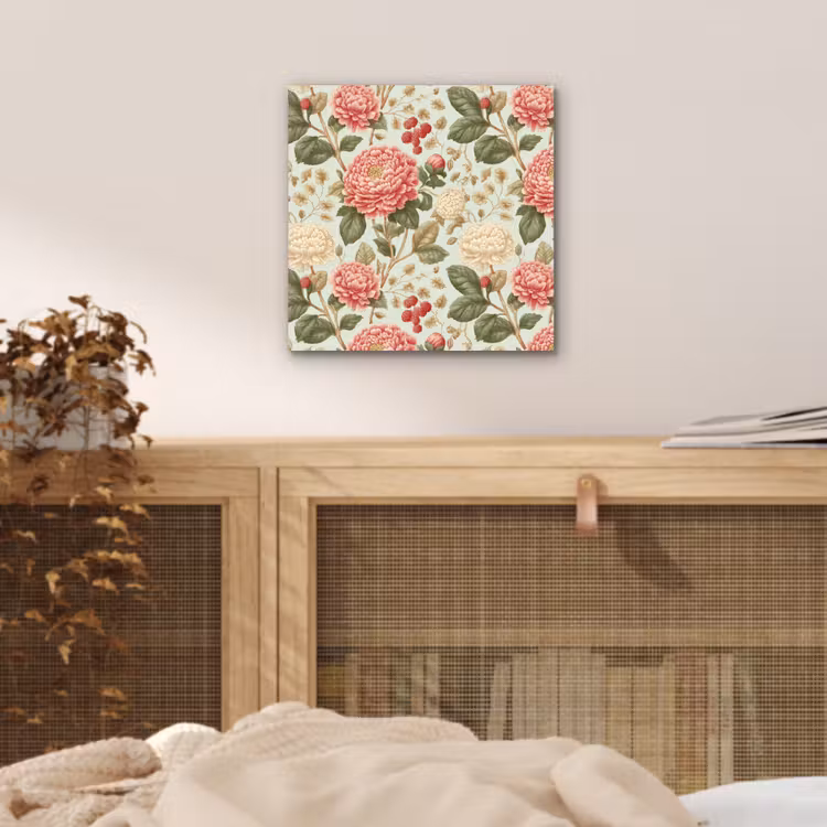 Klassiek - Botanisch - Veelkleurig aluminium wit klein 46 -sfeer3