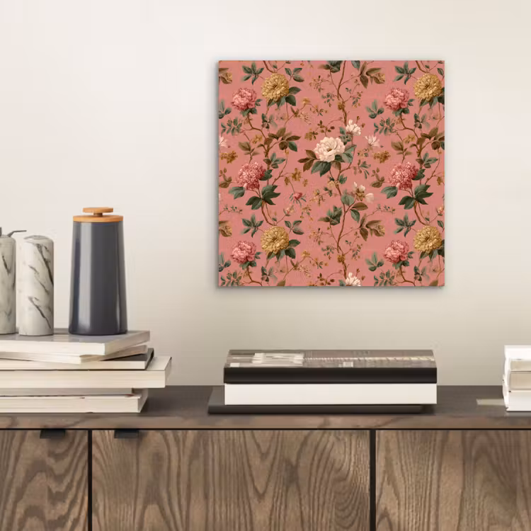 Klassiek - Botanisch - Roze aluminium wit klein 46 -sfeer1