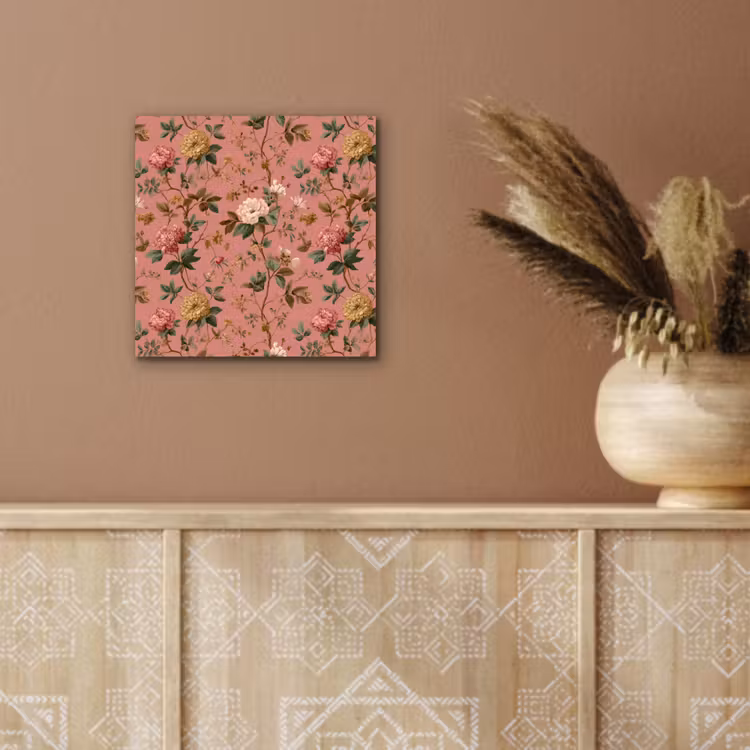 Klassiek - Botanisch - Roze aluminium wit klein 46 -sfeer4