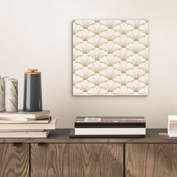 Klassiek - Art - Beige aluminium wit klein 46 -sfeer1