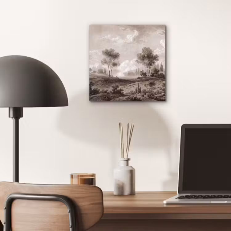 Klassiek - Landschap - Neutraal aluminium wit klein -sfeer5