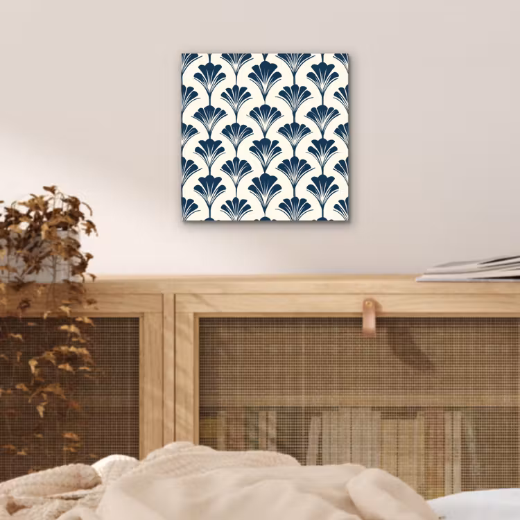 Klassiek - Motief - Blauw aluminium wit klein 46 -sfeer3