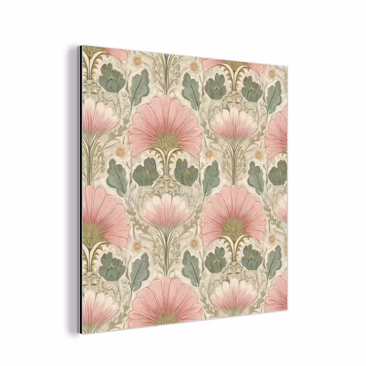 Klassiek - Patroon - Roze aluminium wit klein 46 -3d