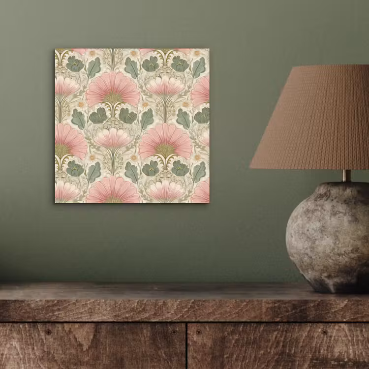 Klassiek - Patroon - Roze aluminium wit klein 46 -sfeer2