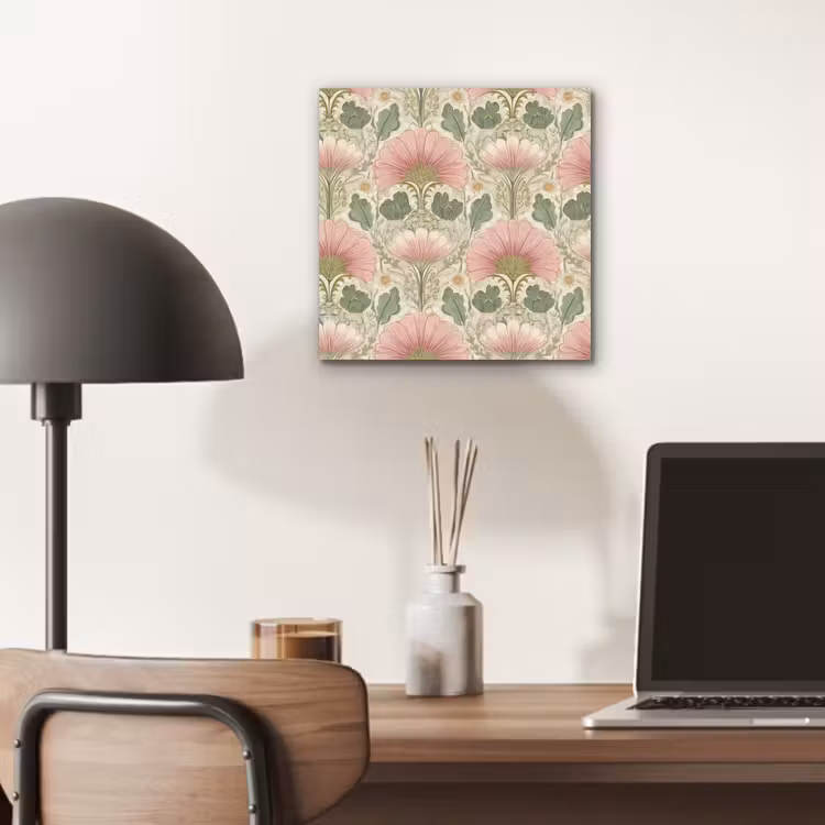 Klassiek - Patroon - Roze aluminium wit klein 46 -sfeer5