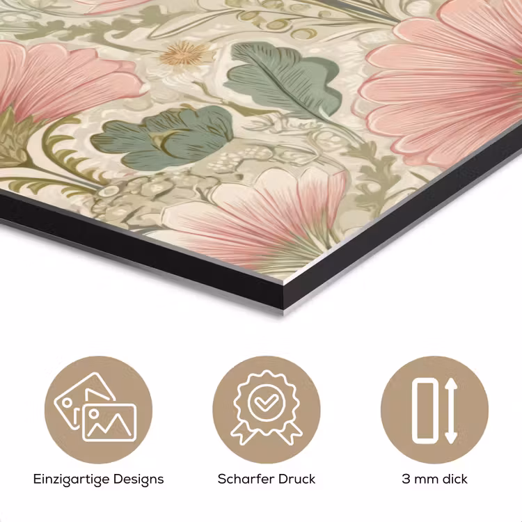 Klassiek - Patroon - Roze aluminium wit klein 46 -closeup_DE