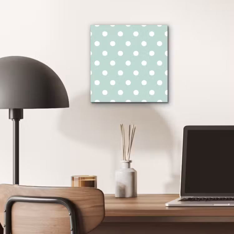 Klassiek - Polka - Groen aluminium wit klein 46 -sfeer5
