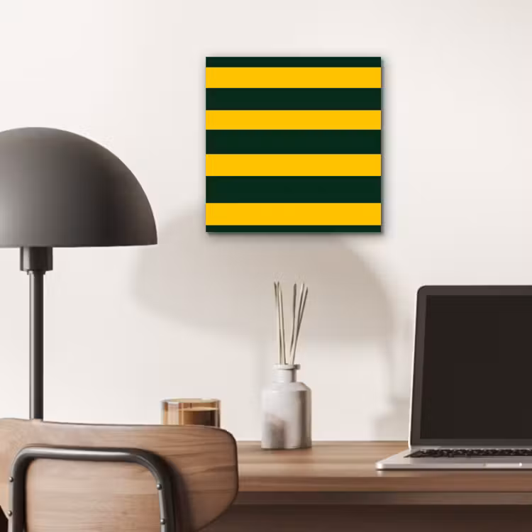 Klassiek - Strepen - Groen aluminium wit klein 46 -sfeer5