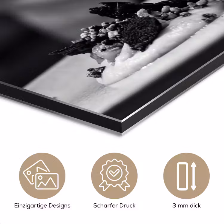Chef - Garnering - Gerecht aluminium wit klein -closeup_DE