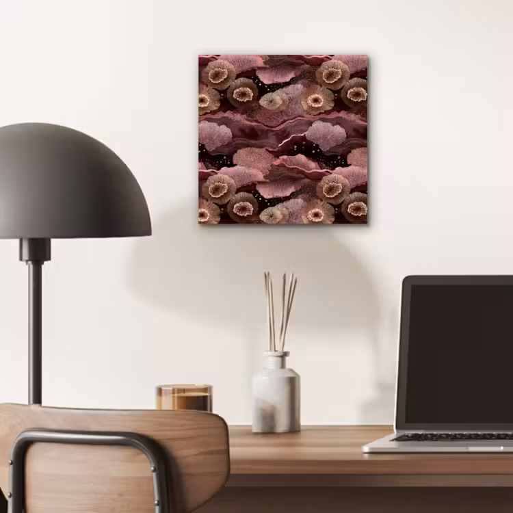Koraal - Organisch - Roze aluminium wit klein 46 -sfeer5