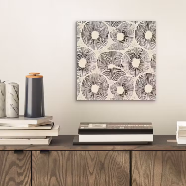 Cirkels - Patroon - Zwart aluminium wit klein 46 -sfeer1