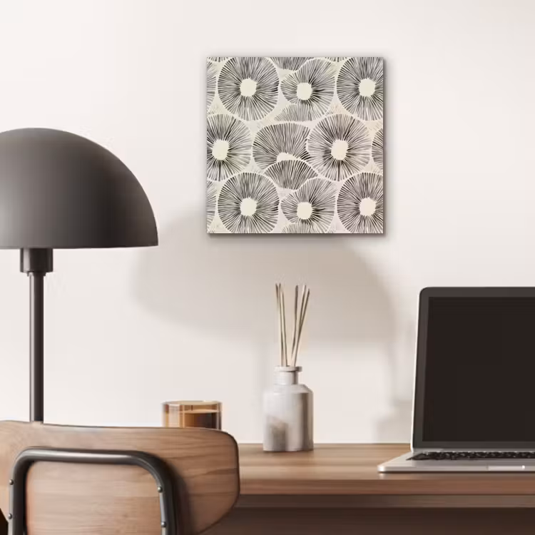 Cirkels - Patroon - Zwart aluminium wit klein 46 -sfeer5