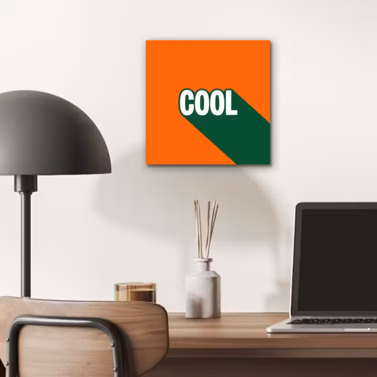 Cool - Oranje - Groen aluminium wit klein -sfeer5