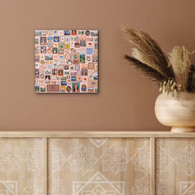 Kunst - Collectie - Decoratie - Modern - Kleurrijk aluminium wit klein -sfeer4