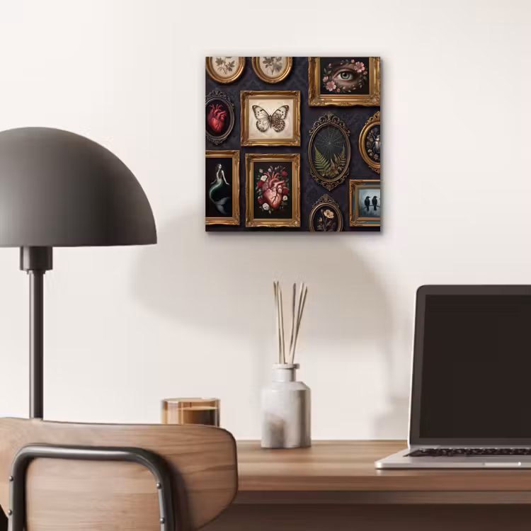 Kunst - Collectie - Vintage - Klassiek - Donker aluminium wit klein -sfeer5