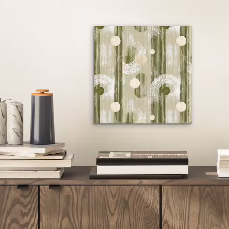 Artistiek - Modern - Groen aluminium wit klein 46 -sfeer1