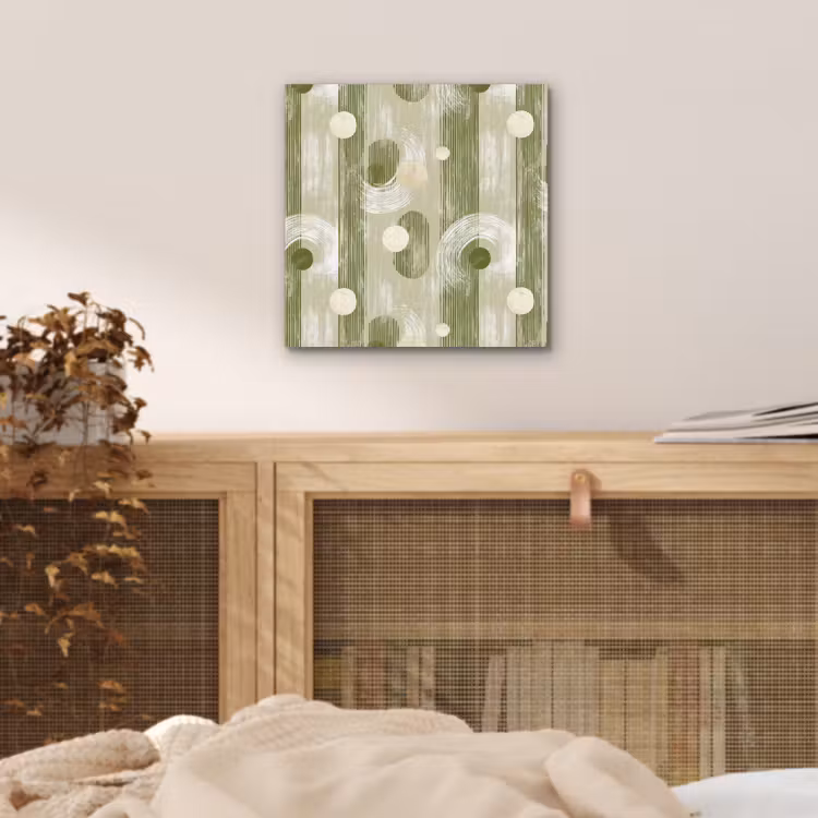 Artistiek - Modern - Groen aluminium wit klein 46 -sfeer3