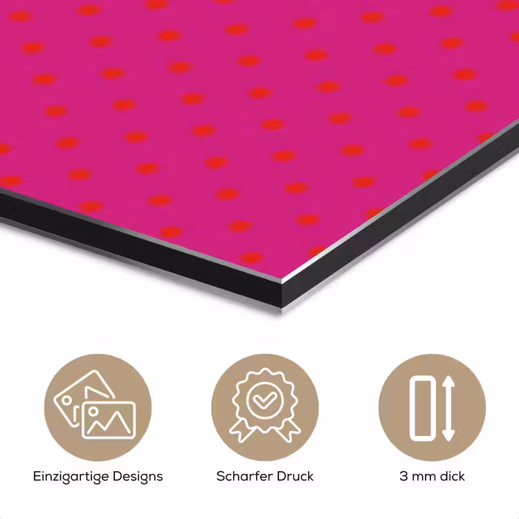 Smile - Stippen - Roze aluminium wit klein -closeup_DE