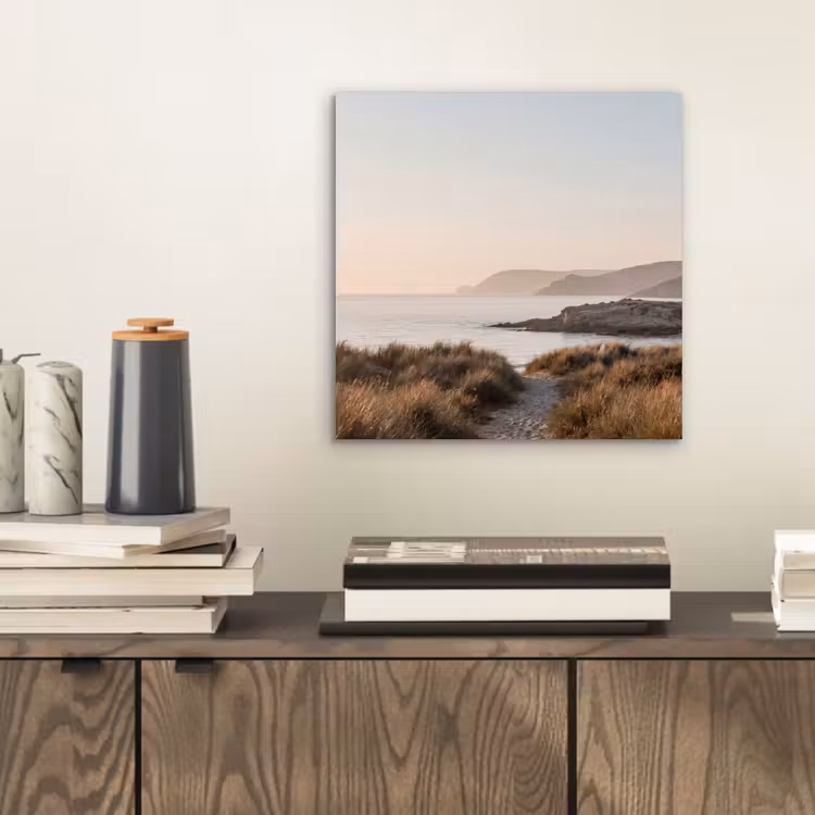 Landschap - Kust - Duinen aluminium wit klein -sfeer1