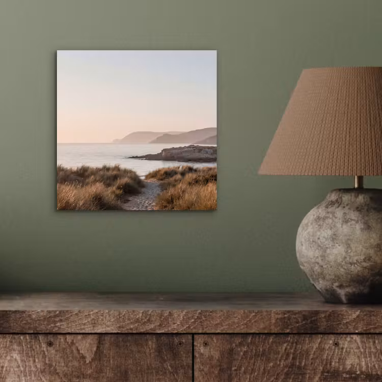 Landschap - Kust - Duinen aluminium wit klein -sfeer2