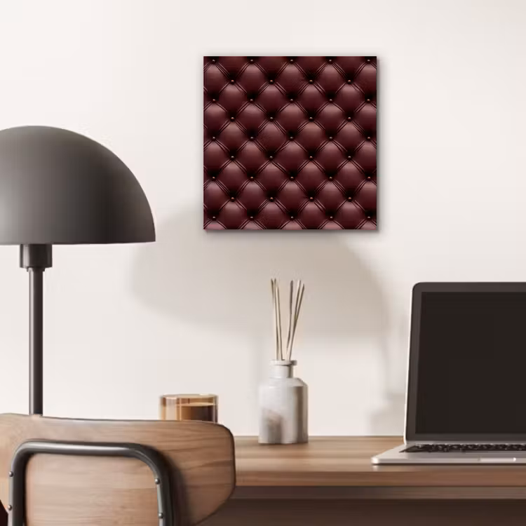 Leer - Patroon - Bordeaux aluminium wit klein 46 -sfeer5