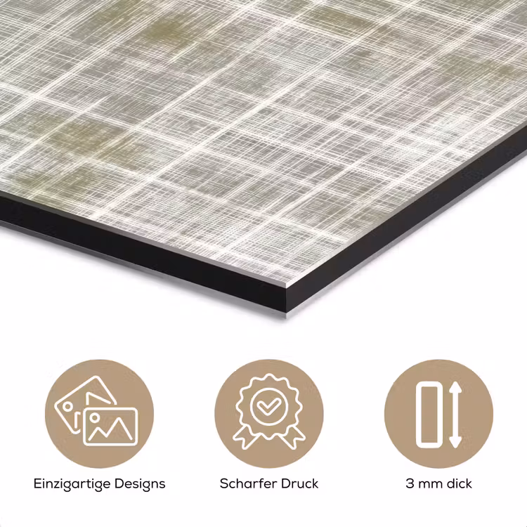 Linnen - Patroon - Groen aluminium wit klein 46 -closeup_DE
