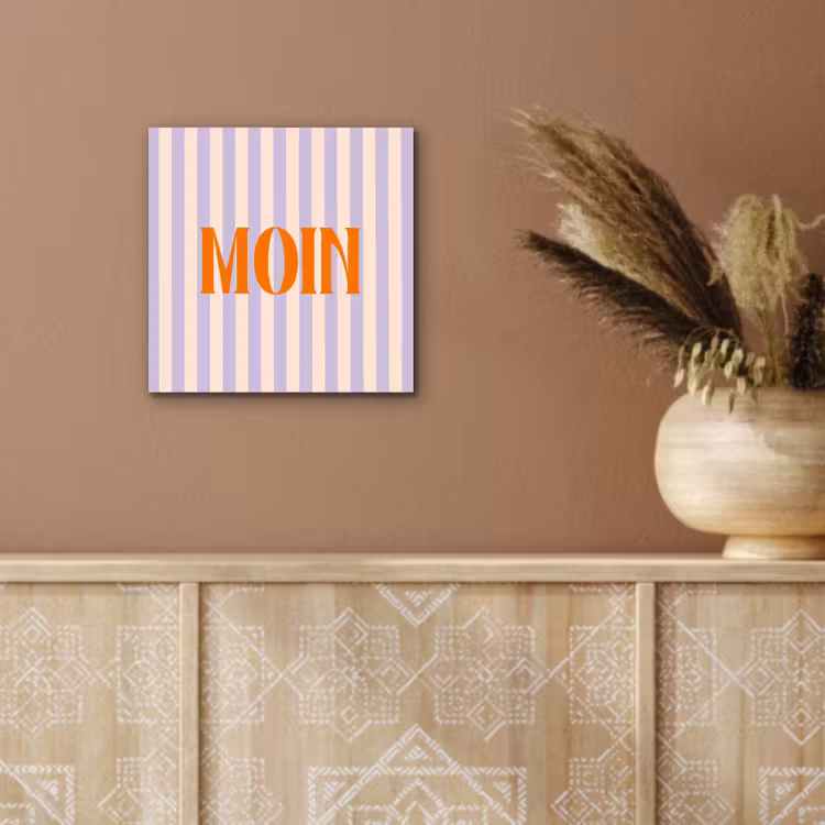 Lila - Oranje - Strepen - Moin aluminium wit klein -sfeer4