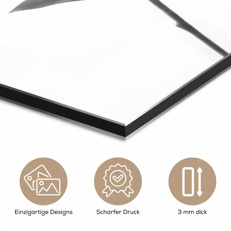 Lelies - Elegant - Zwart - Wit aluminium wit klein -closeup_DE