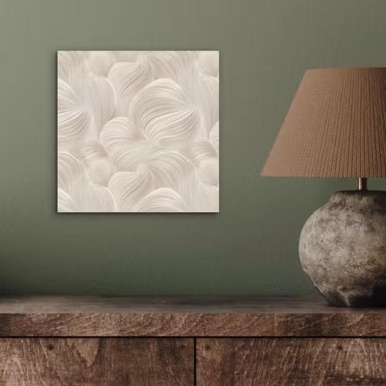 Lijnen - Waaier - Beige aluminium wit klein 46 -sfeer2