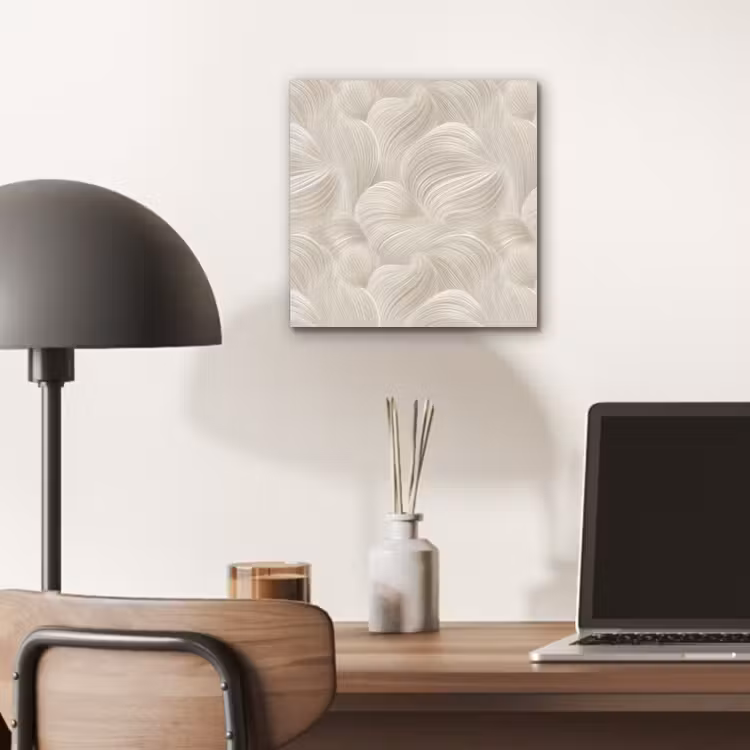 Lijnen - Waaier - Beige aluminium wit klein 46 -sfeer5