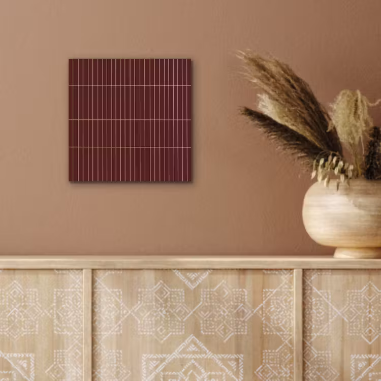 Lijnen - Patroon - Bordeaux aluminium wit klein 46 -sfeer4