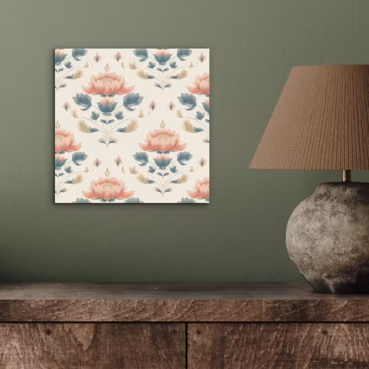 Lotus - Bloemen - Roze aluminium wit klein 46 -sfeer2