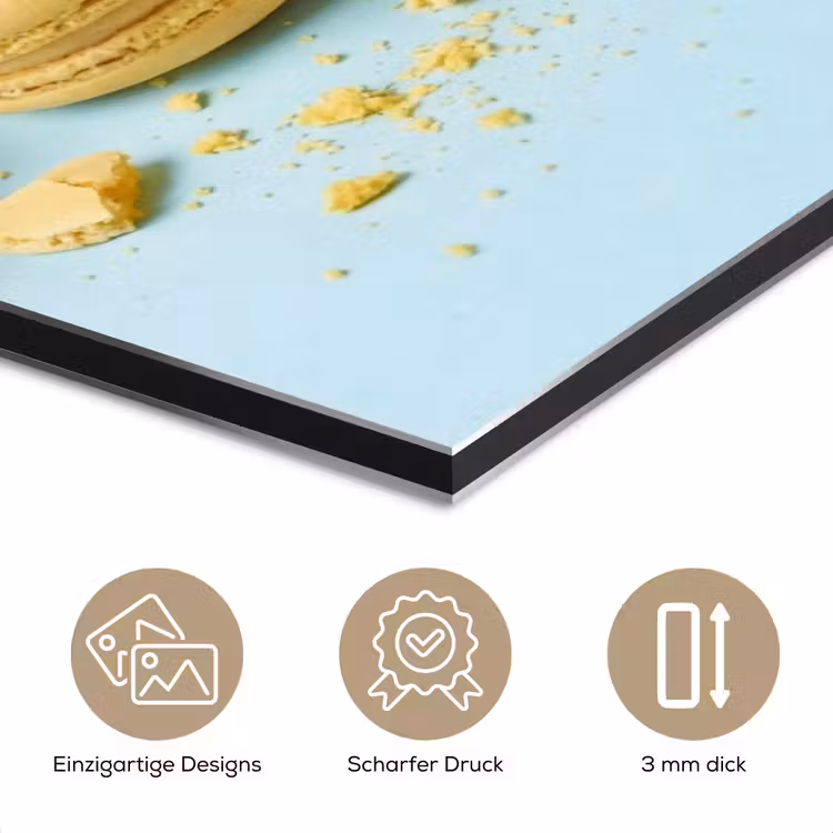 Macarons - Kleurrijk - Pastel aluminium wit klein -closeup_DE