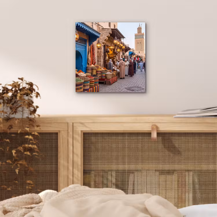 Alu-Dibond-Bild - Markt – Orientalisch – Farbenfroh — 4
