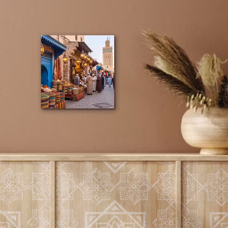 Alu-Dibond-Bild - Markt – Orientalisch – Farbenfroh — 5